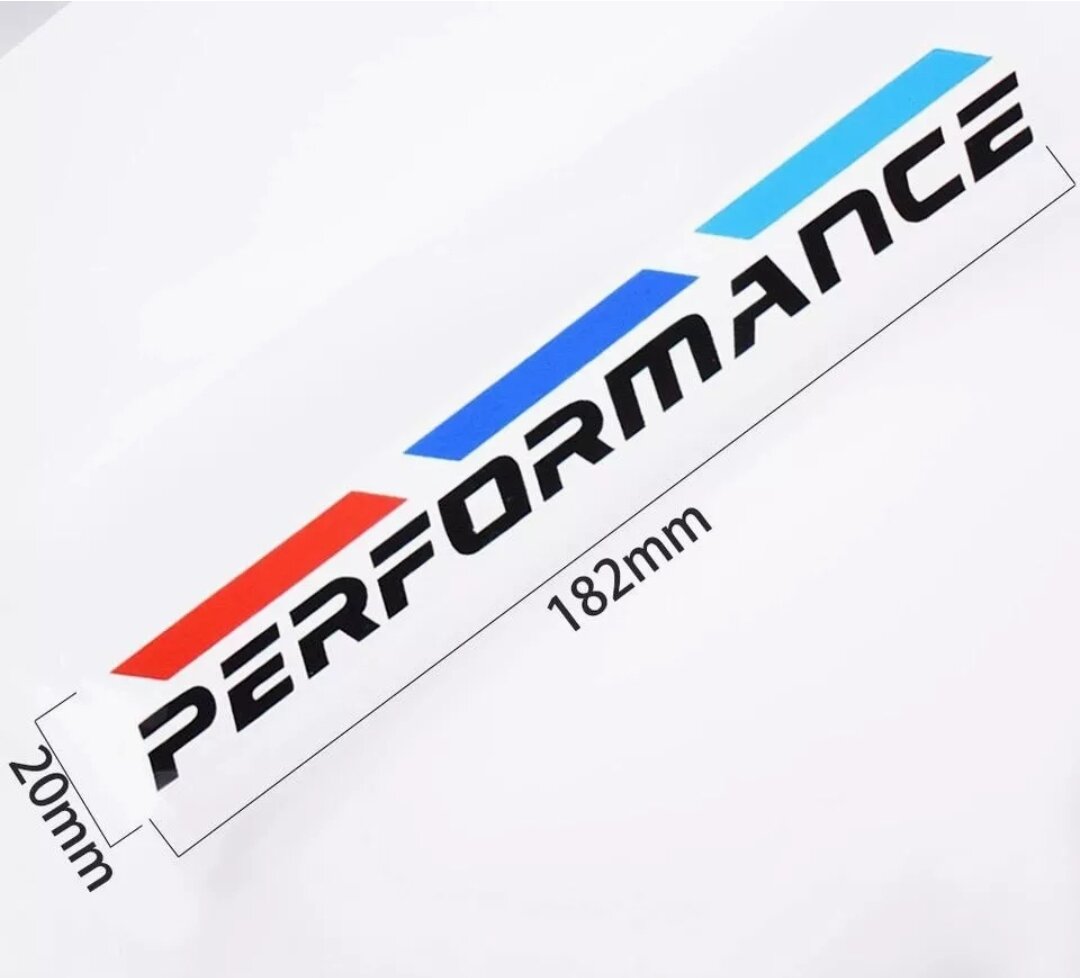 bộ 2 tem dán gương chiếu hậu ô tô performance