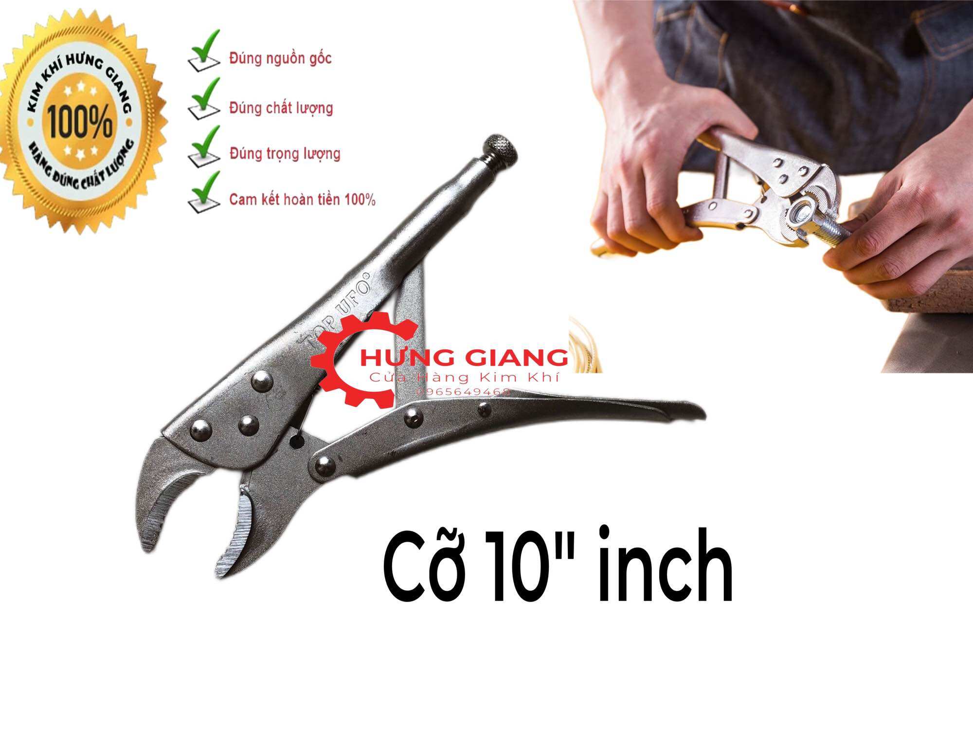 Kìm chết, kìm bấm chết 10”inch 250mm top ufo