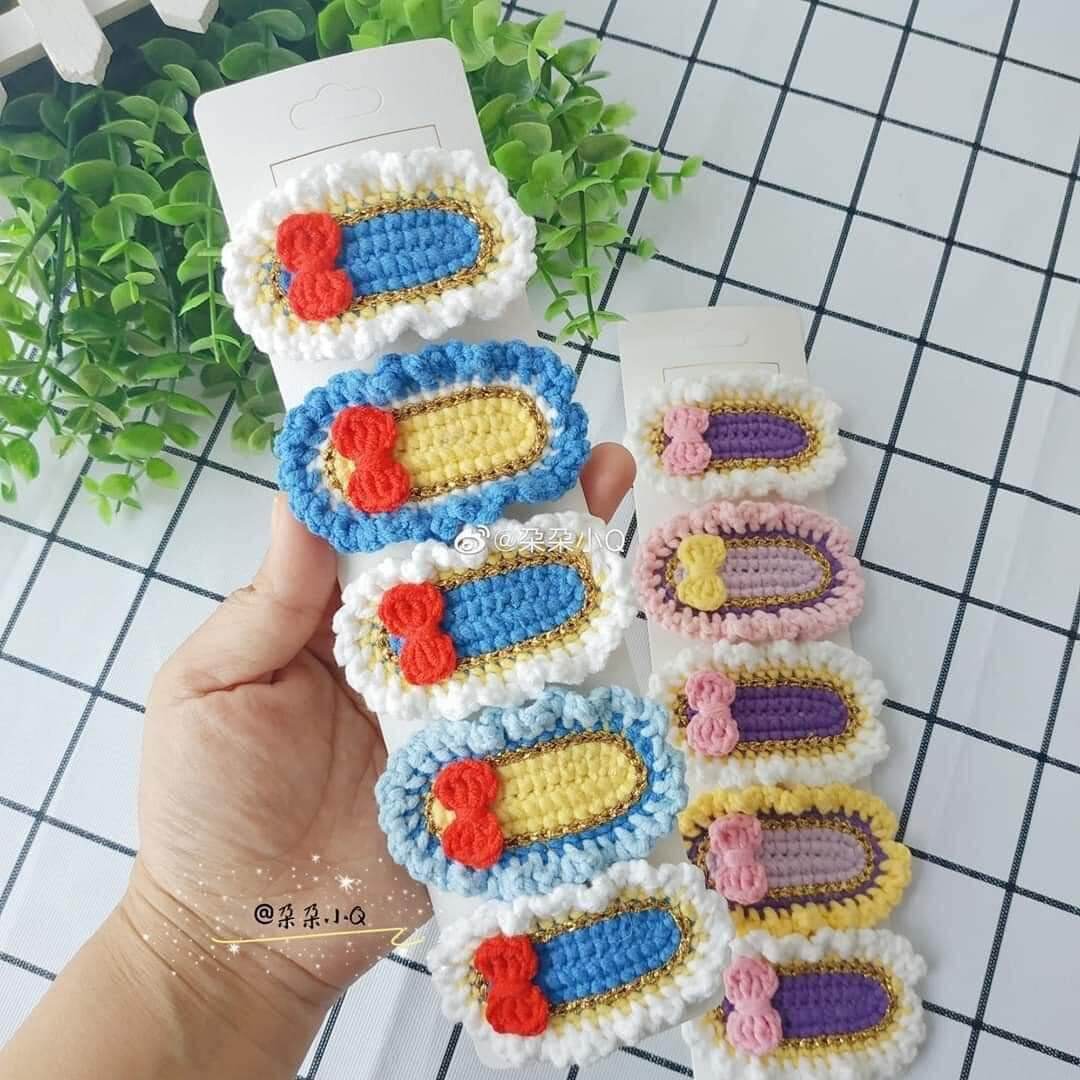 Sét 10 kẹp tách bạc size 4cm và 6cm