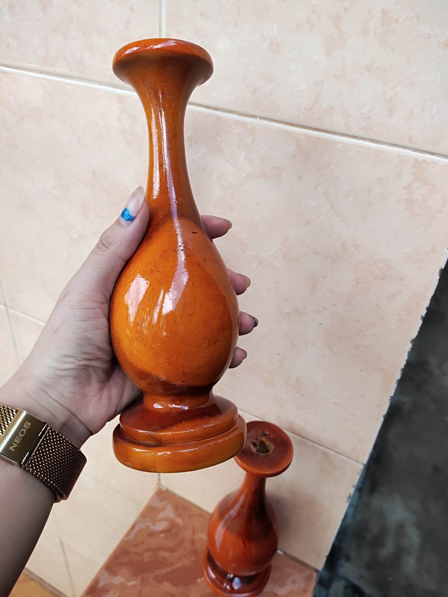 Bình cắm hoa trang trí phong thủy cao 20cm