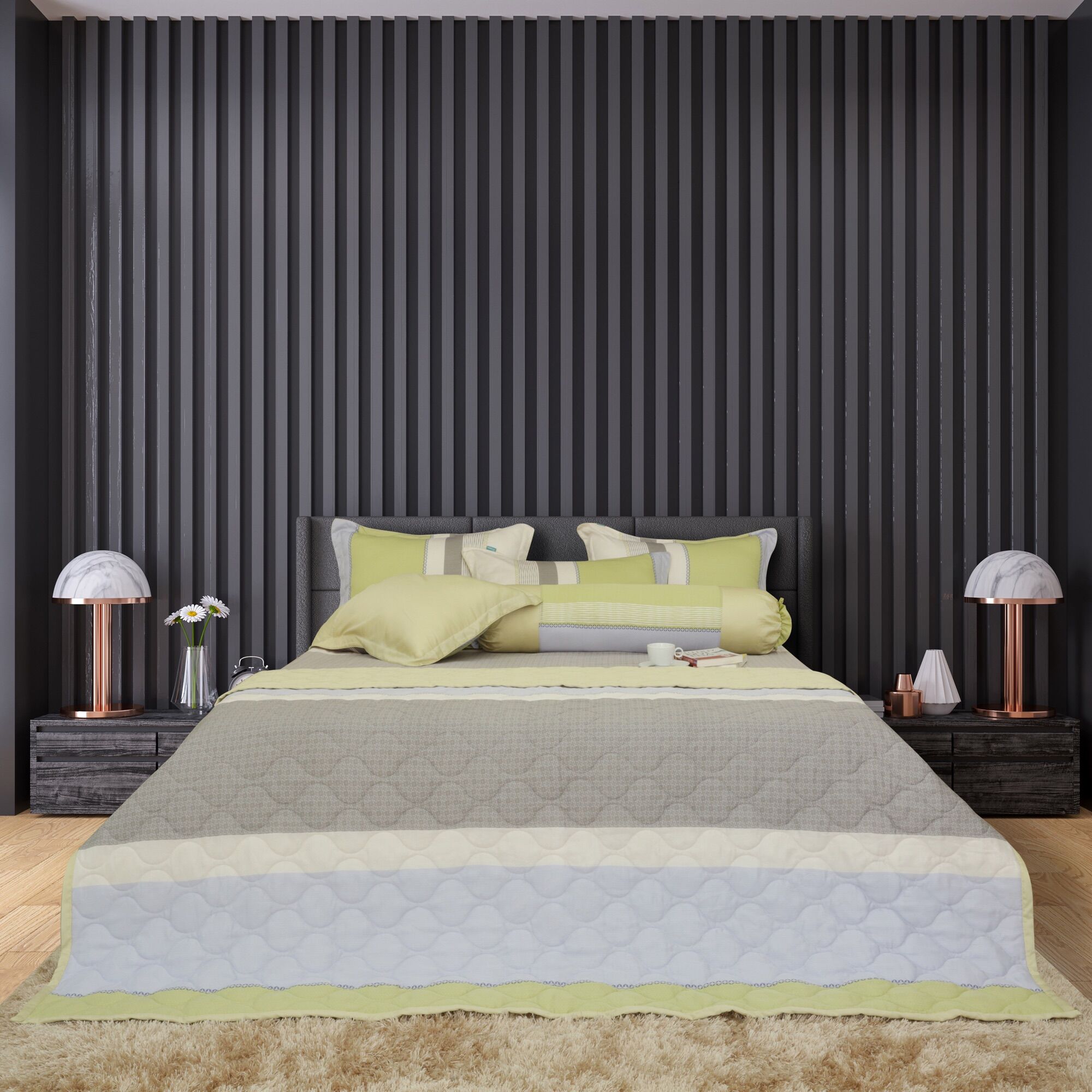 Bộ chăn drap gối Tencel 160x200cm ( 180x200cm) Hometex