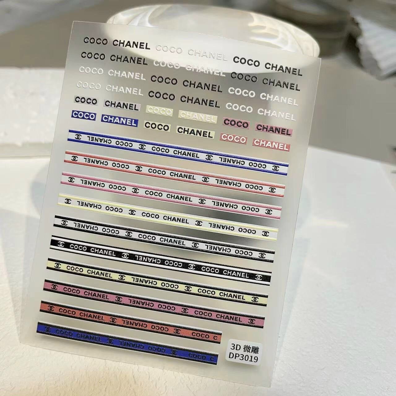 Sticker 3D thương hiệu nổi tiếng