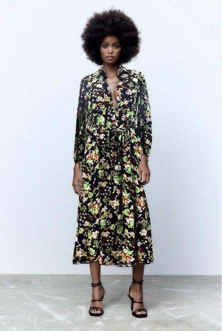 Đầm midi zara xịn