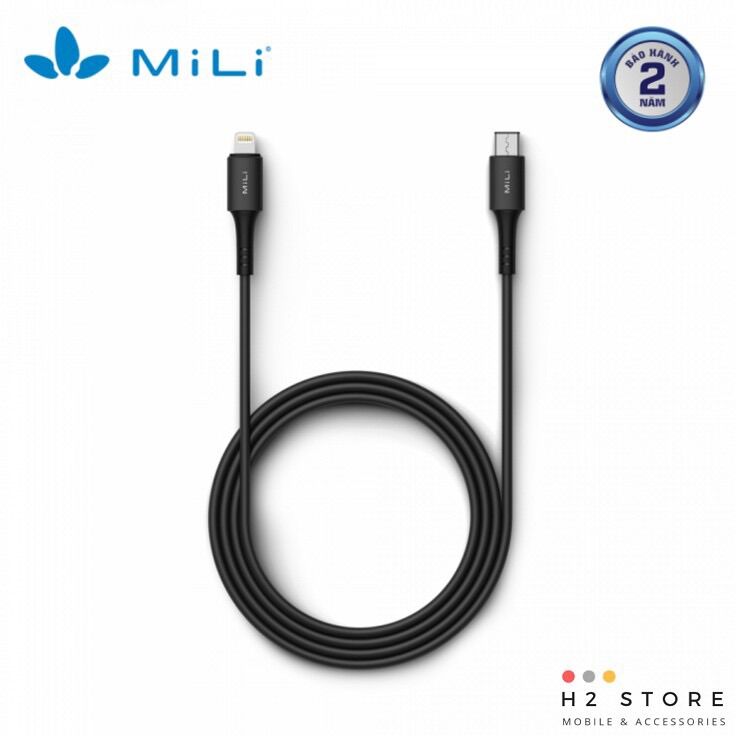Cáp mili type-c to lightning l power delivery 60w l chứng nhận mfi l hi-l70 l hàng chính hãng