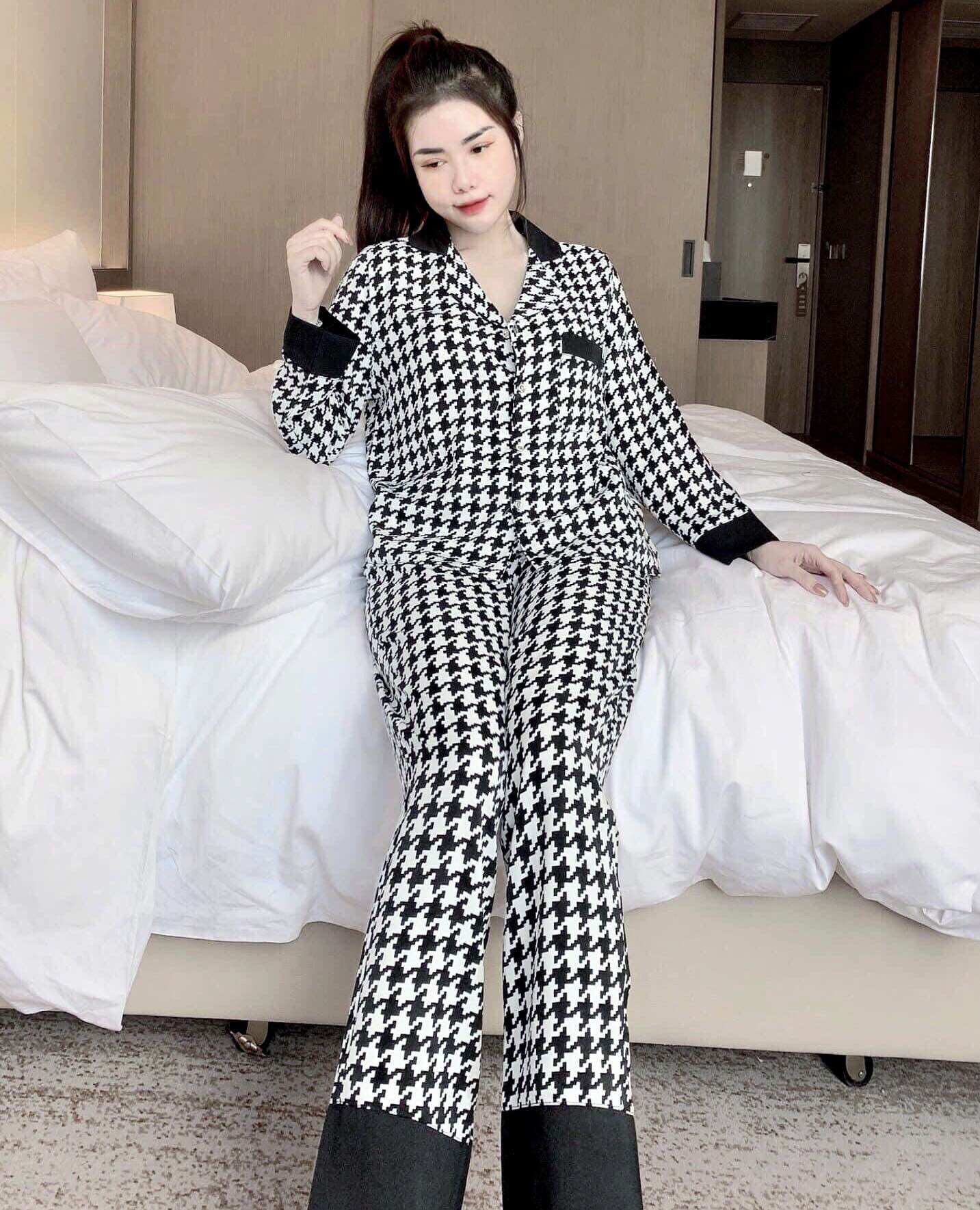 ĐỒ BỘ BIGSIZE LỤA MANGO ZICZAC 55-100kg - Tay ngắn/Tay dài