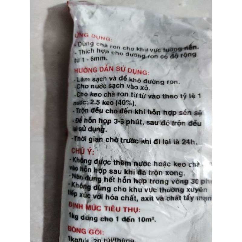 túi 1kg keo chà ron cá sấu thái