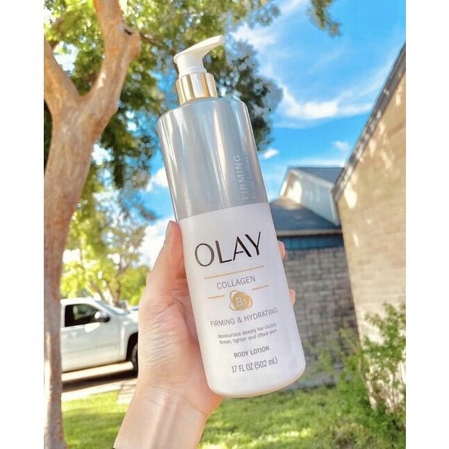 KEM DƯỠNG THỂ OLAY COLLAGEN B3 FIRMING & HYDRATING BODY LOTION 502ML
