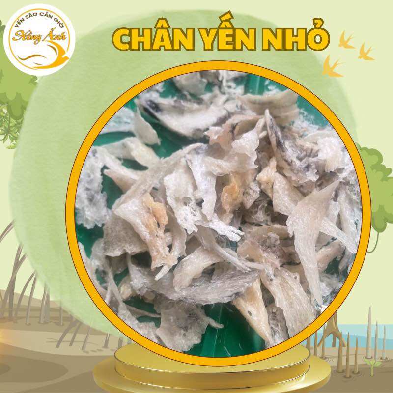 [HCM] - Yến Sào- 5gr chân yến loại nhỏ thô hàng Việt, ít lông, giòn dai, thơm tanh -100% thiên nhiên - Tặng kèm topping chưng yến