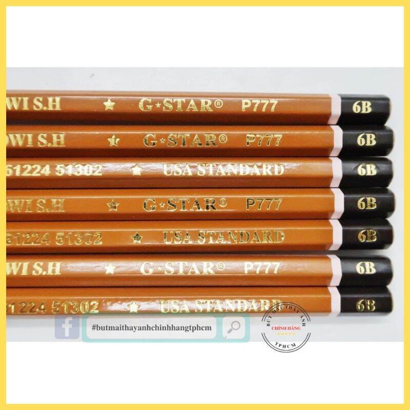 Combo 2 bút chì 6B G-Star chất lượng tốt