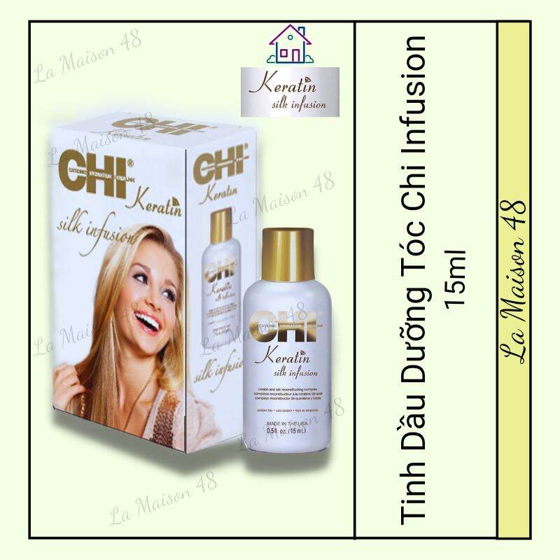 Tính dầu dưỡng tóc chi keratin infusion 15ml