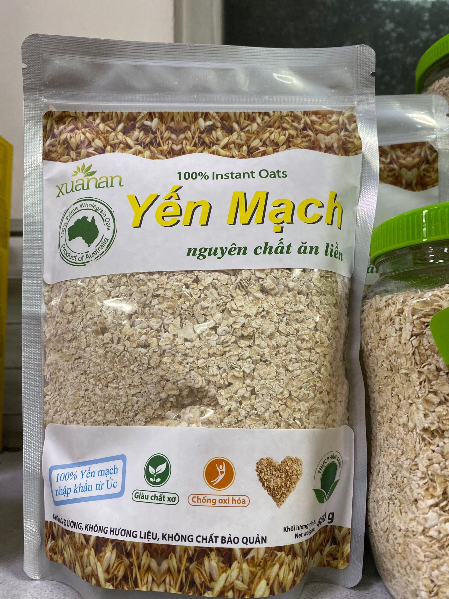 Yến mạch nguyên chất Xuân An 400g