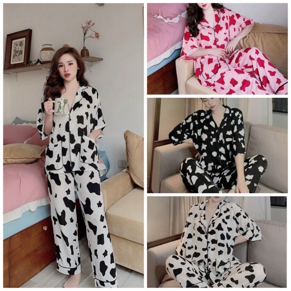 ❤2Days(Discout 50%) Combo Set Pijama CD Bò Sữa