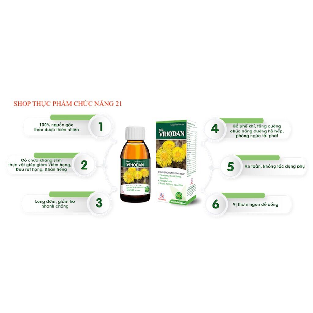 Siro ho Vihodan 125ml