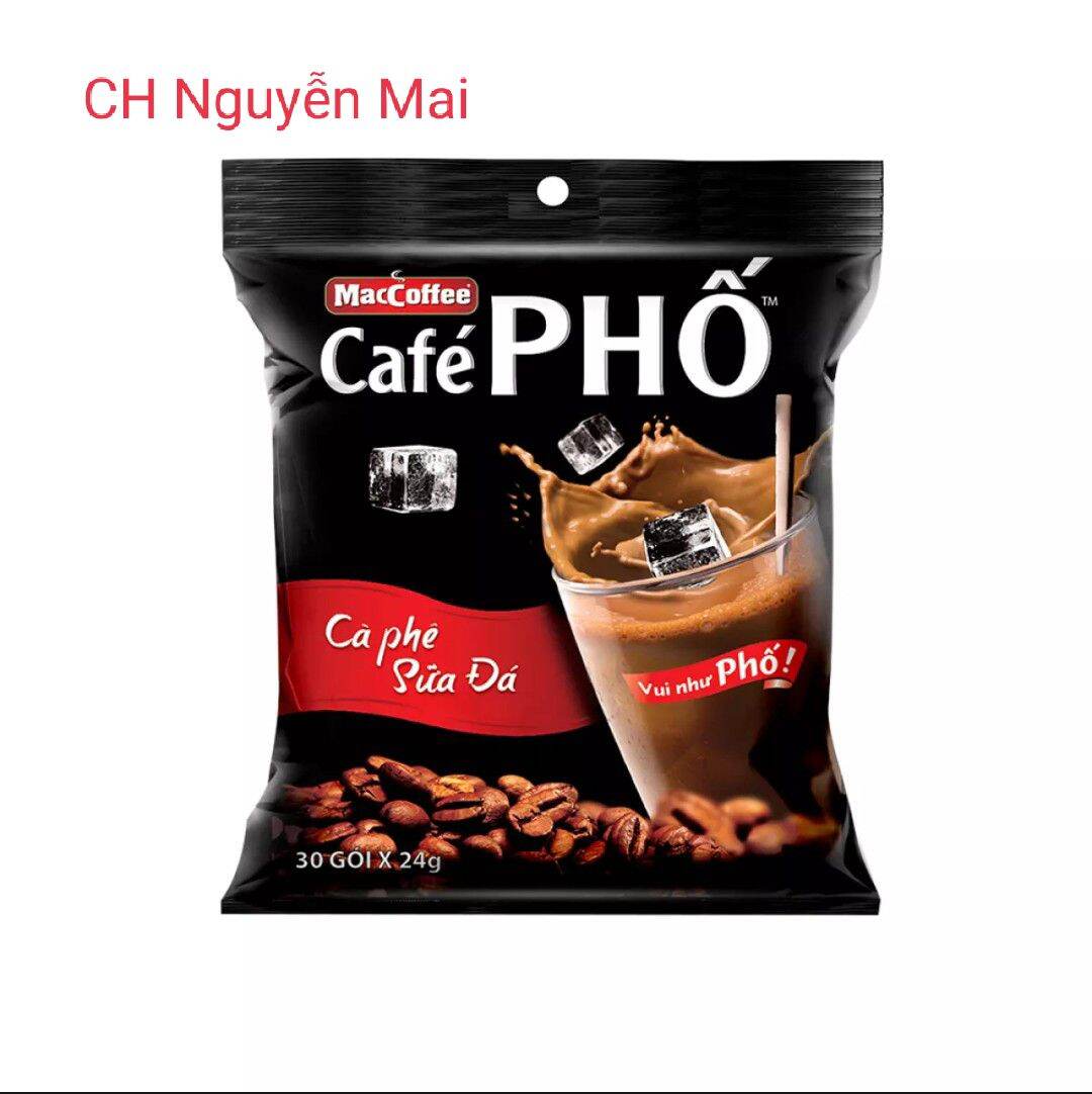 Cà Phê Phố Sữa Đá - Maccoffee (30gói * 24g)