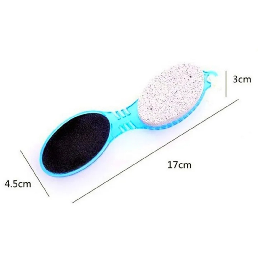 Bàn chải chà gót chân 2 đầu 4 in 1