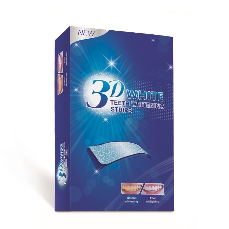 Miếng dán trắng răng tiện lợi 5D White Teeth Whitening Strips