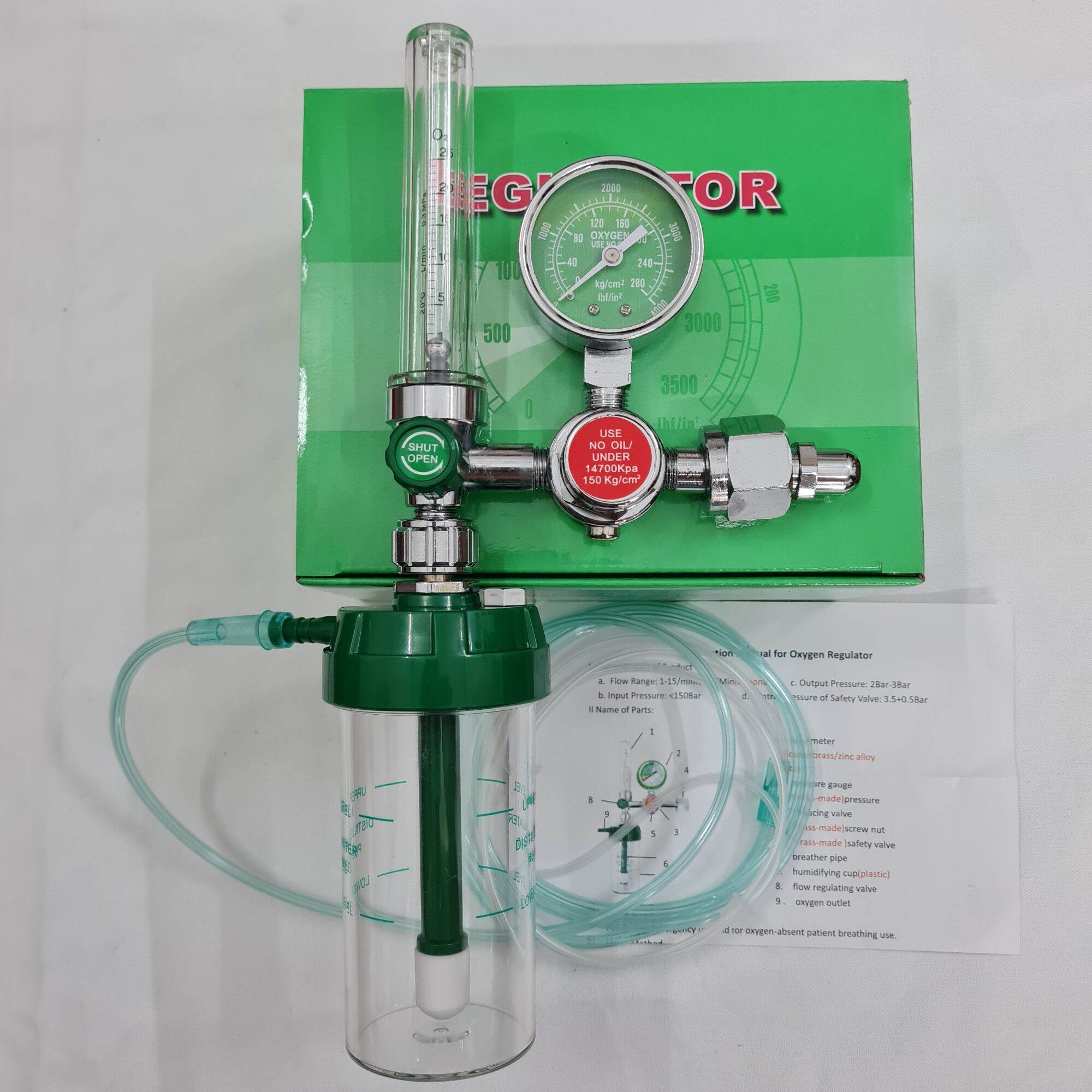 Đồng hồ Oxy y tế_Van điều áp Oxy y tế