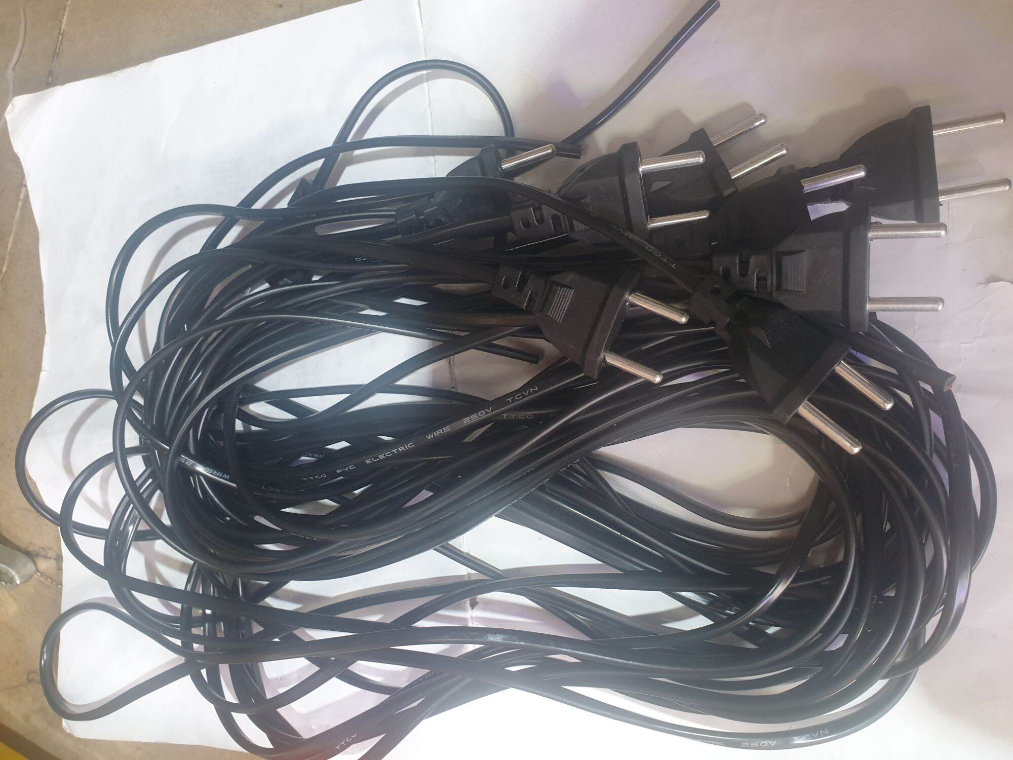 combo 10  sợi  dây điện quạt  3m