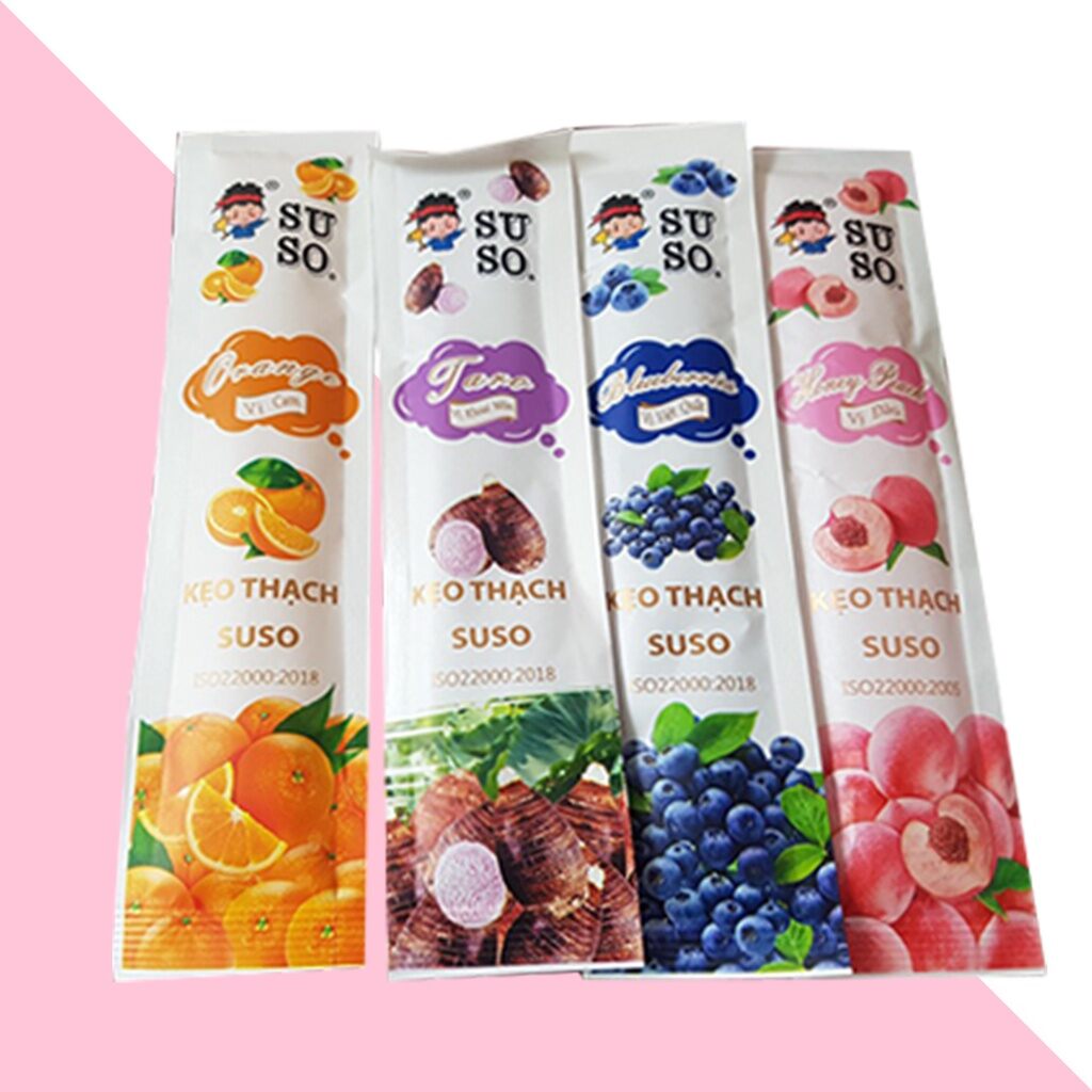 Kẹo thạch Suso thanh dài 800g 1 túi(25 thanh)
