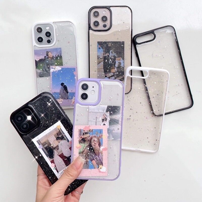 [HCM]Ốp lưng Iphone Full viền Kim Tuyến Bling Bling