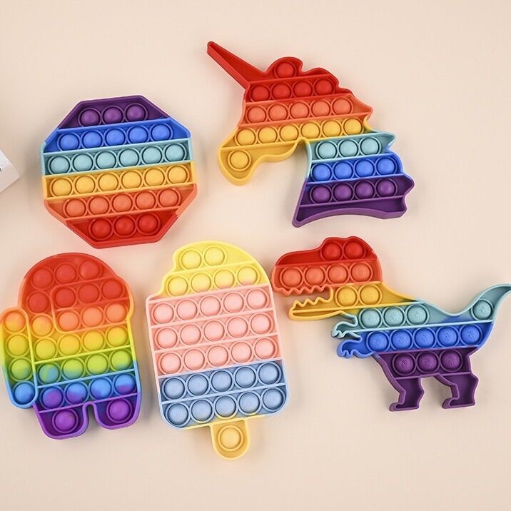 Đồ chơi pop it giải toả căng thẳng, đồ chơi bóng nổ cho bé nhiều mẫu để lựa chọn - Dumi Shop