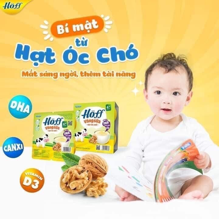 Váng sữa Hoff vị sữa non, hạt óc chó, hạt dẻ, vani