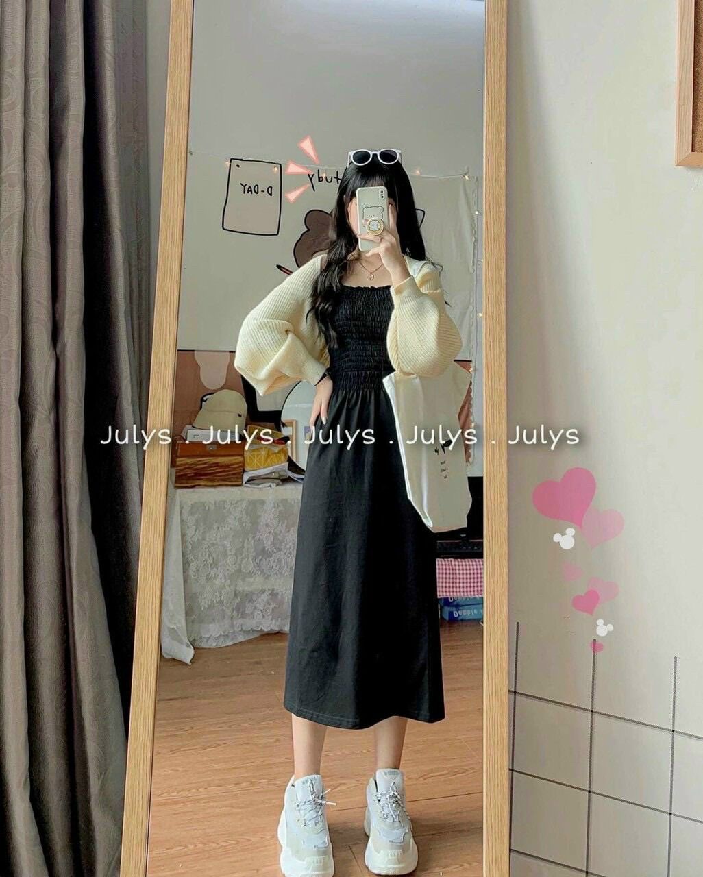 Áo khoác tay bồng chất thun gân k9