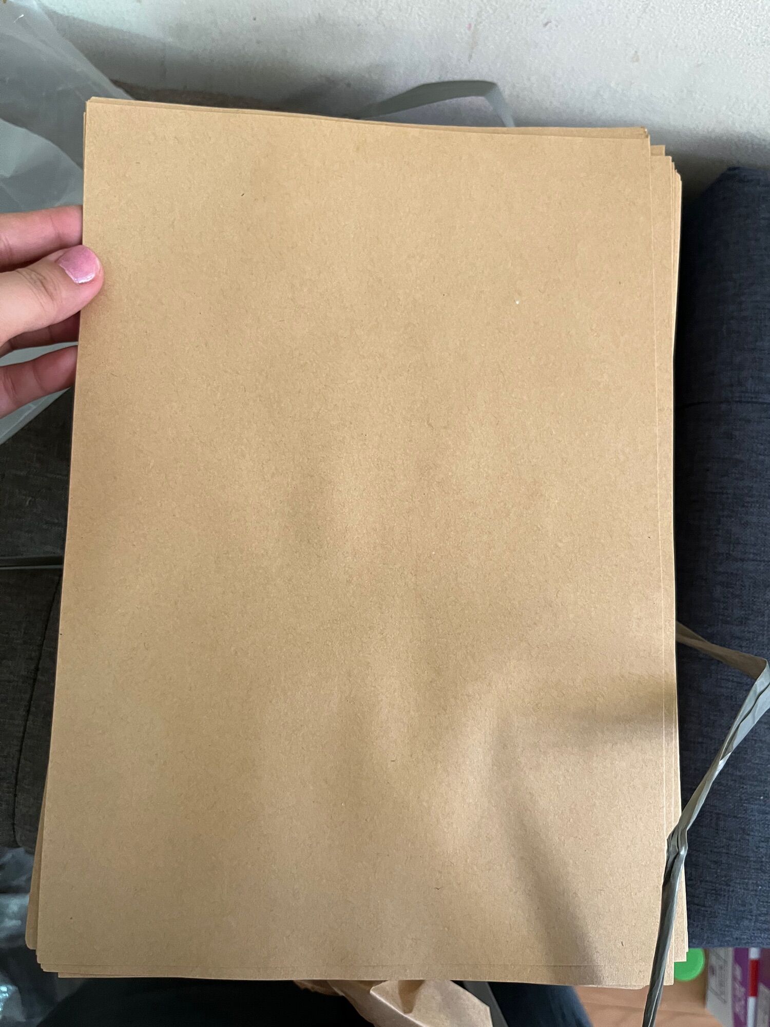 Giấy A4 Kraft / xi măng xấp 100 tờ định lượng giấy 70gsm