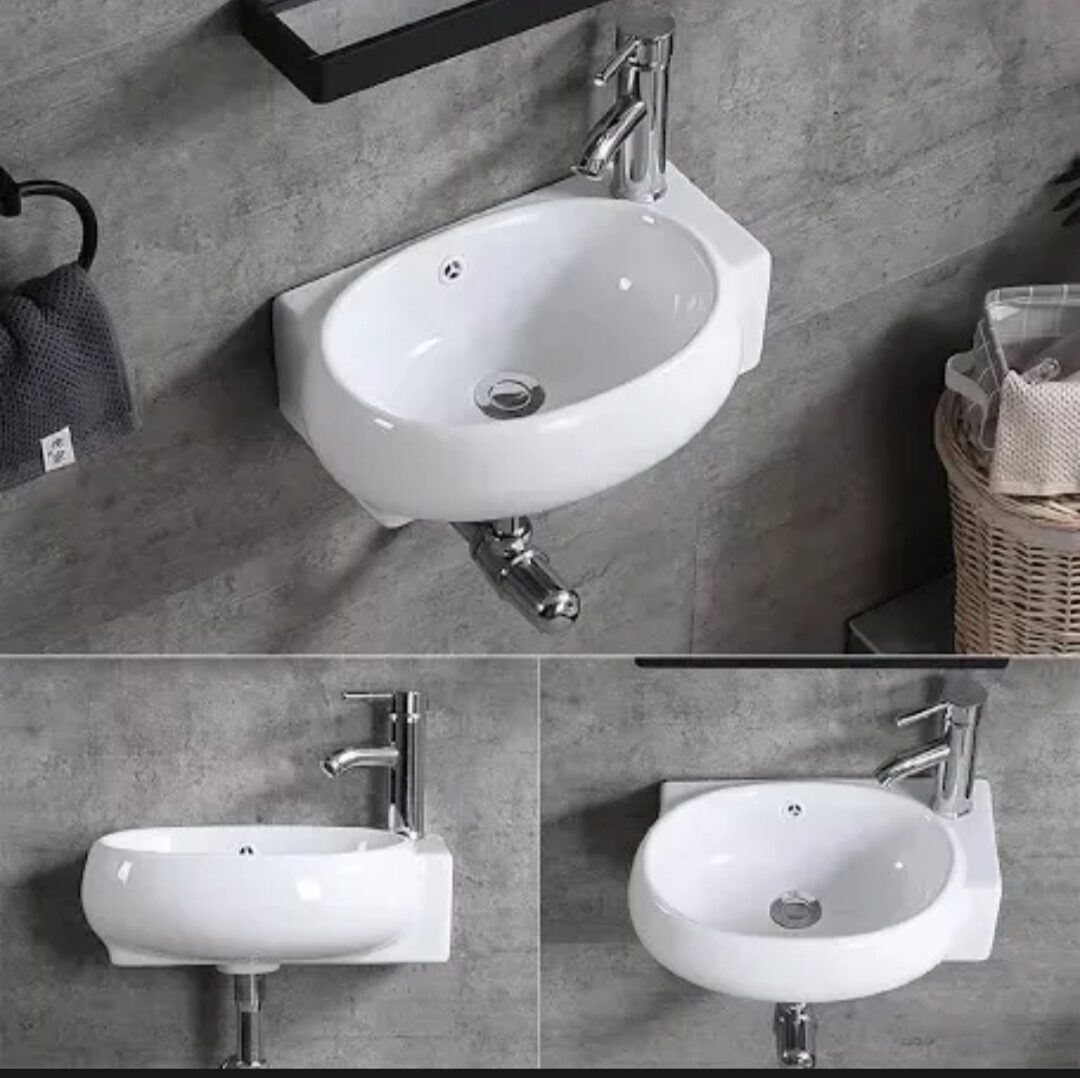 Lavabo rửa mặt mini góc phải