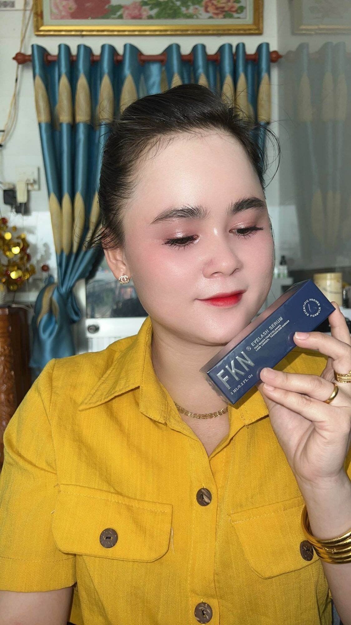 [Chính Hãng 100%] Combo Dưỡng Mi Mày FKN Mi Cong Dài, Mày Đen Rậm