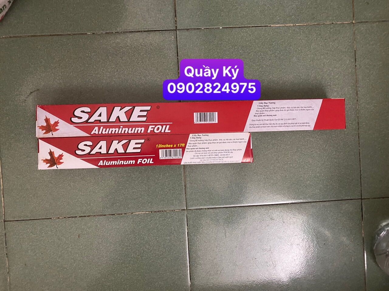 Giấy bạc 18inches x 17ft