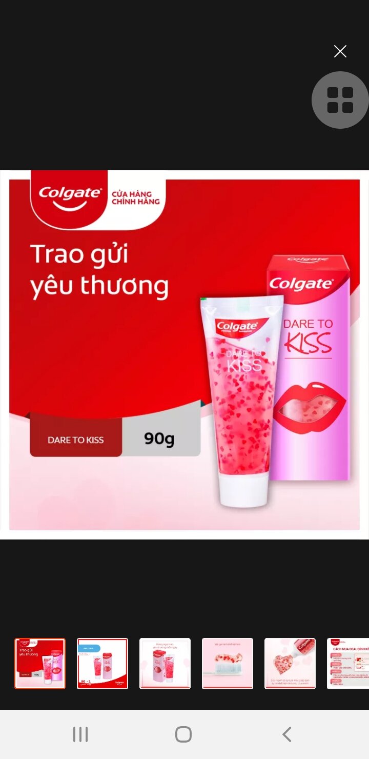 Kem đánh răng colgate Kiss 90gam