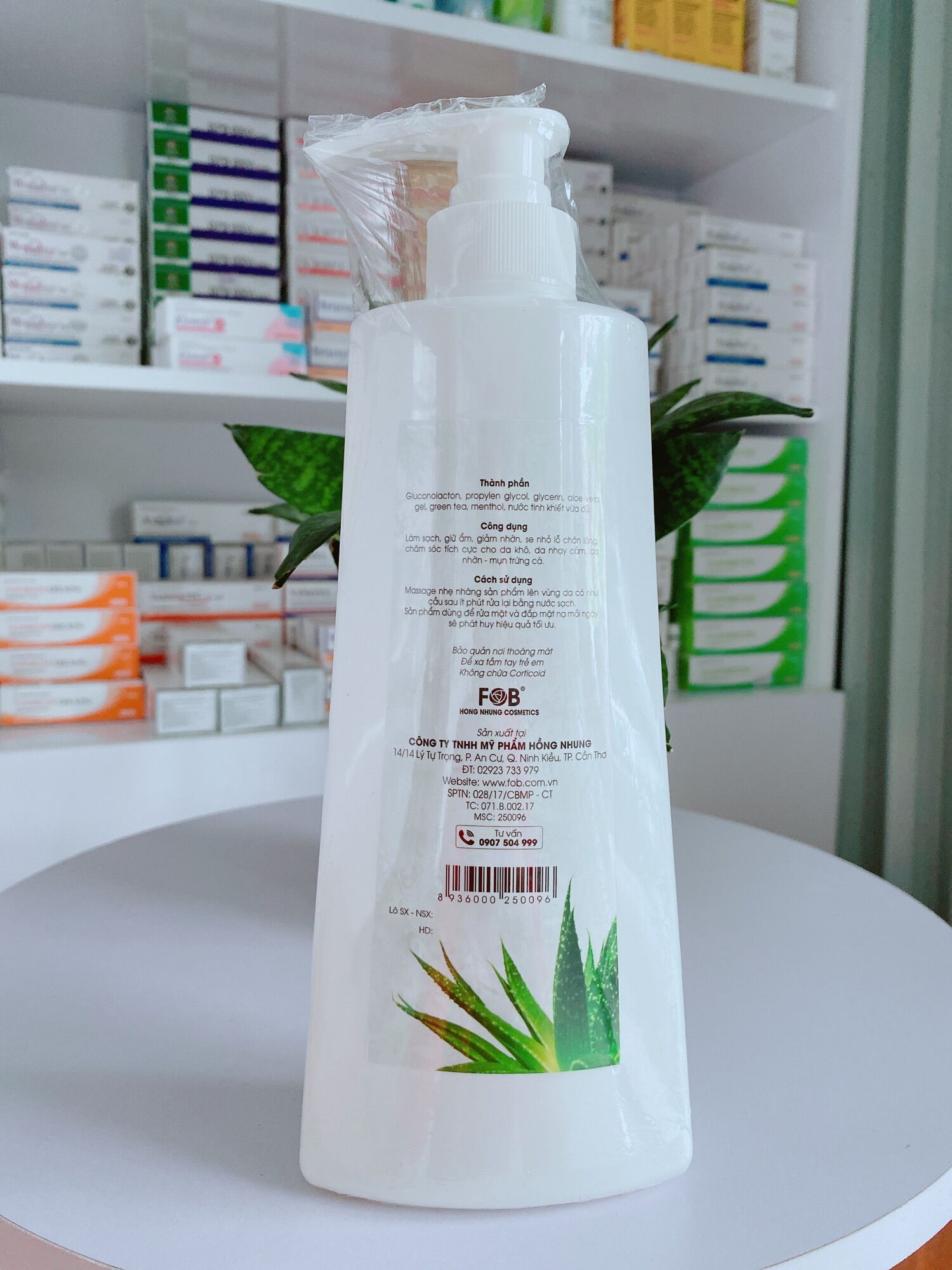 Gel rửa mặt nha đam FOB 450g