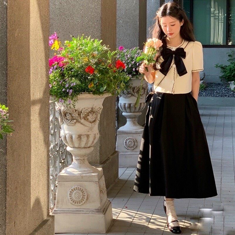 AOA SƠ MI PHỐI NƠ ĐEN SMND888