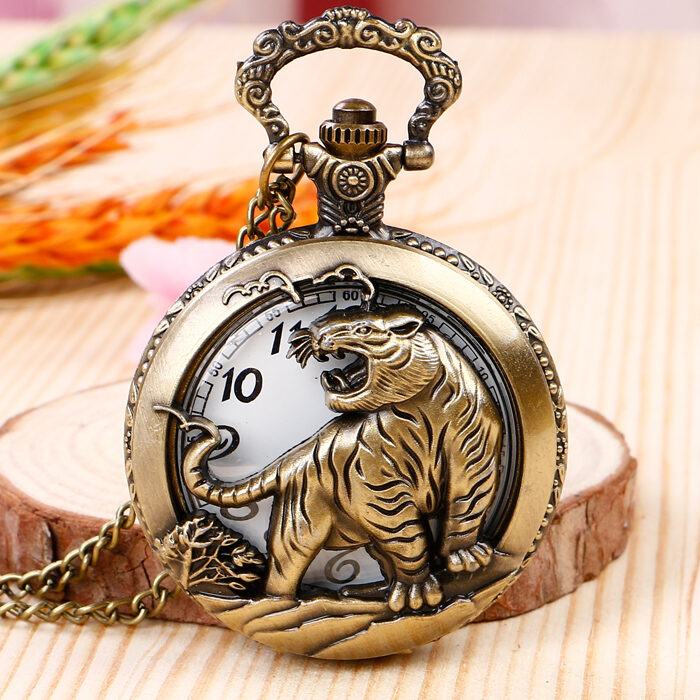 Lớn Rỗng Ra Thạch Anh Túi Đồng Hồ Vintage Flip Cover Unisex Sinh Viên Vòng Cổ Đồng Hồ Tưởng Niệm Cho Cung Hoàng Đạo