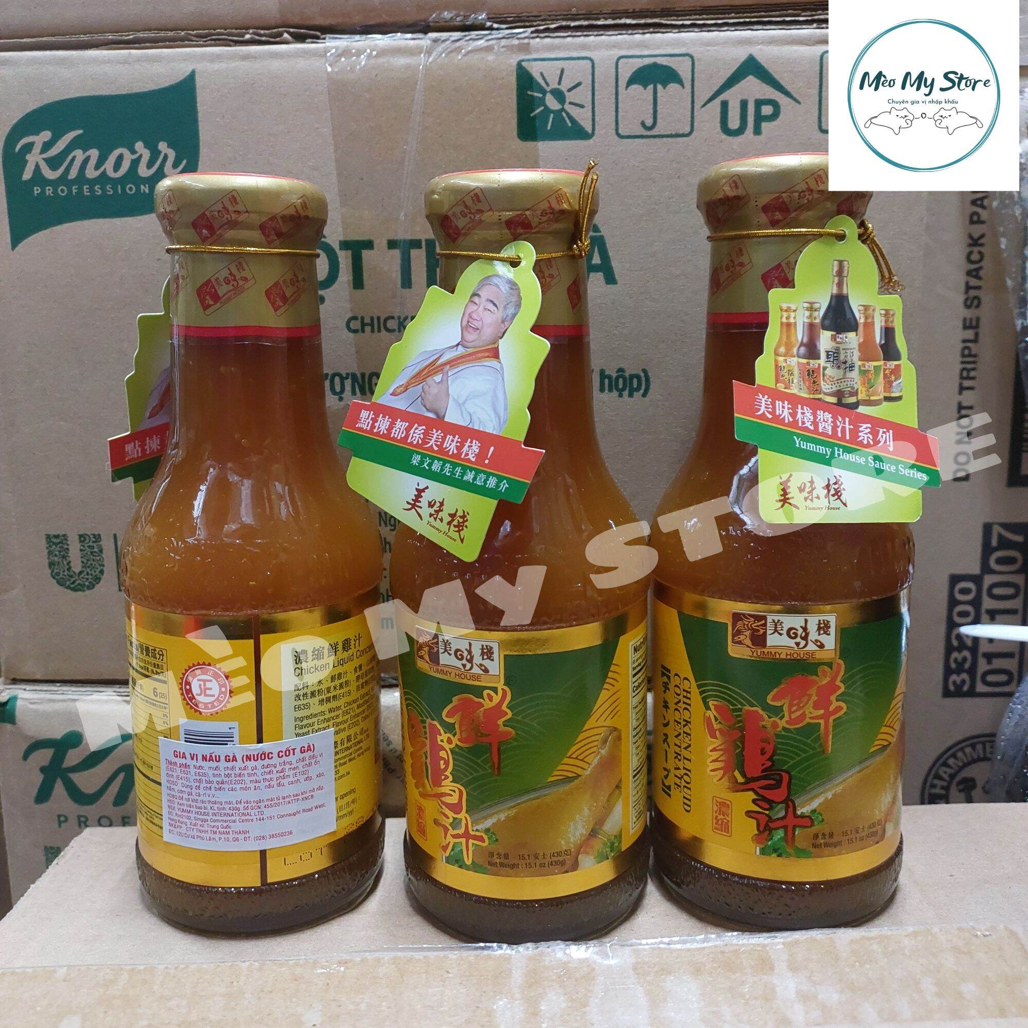 Nước sốt cốt gà hong kong yummy house 380ml/ hầm gà