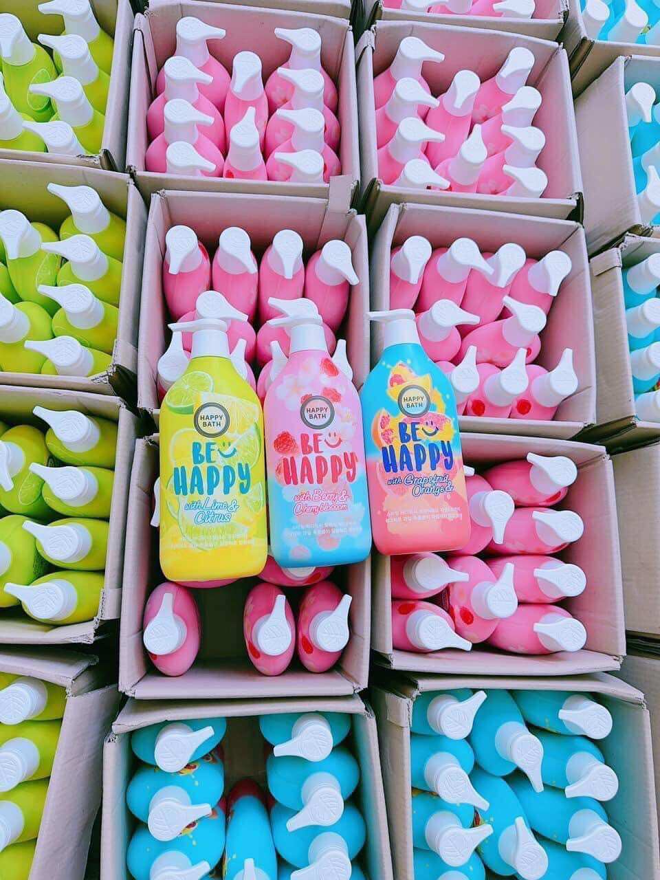 Sữa tắm Happy Bath Hàn Quốc mẫu mới 900ml