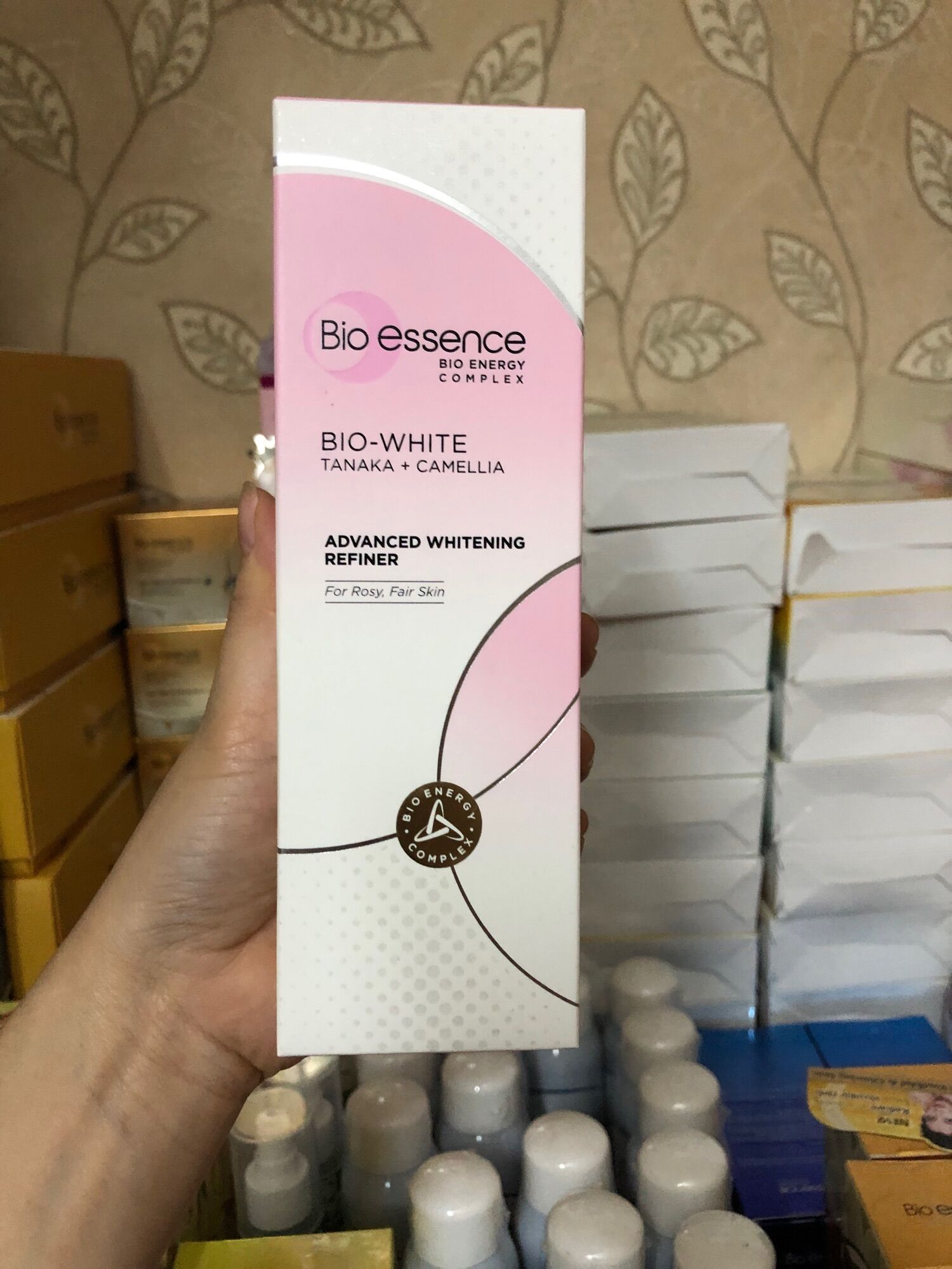 Nước hoa hồng Bio Essence, nước cân bằng da Bio Essence, dưỡng trắng da chiết xuất tanaka và camellia 100ml