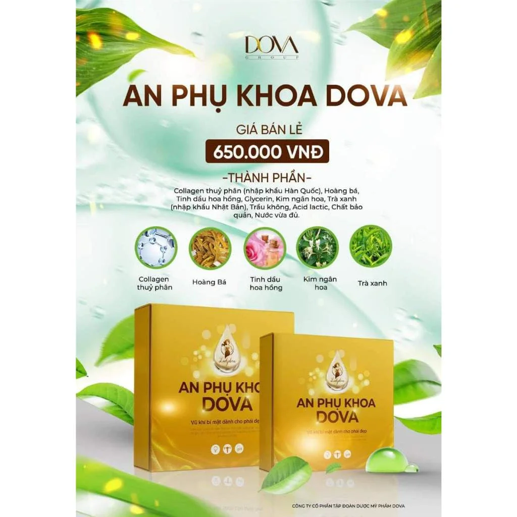 (TẶNG QUÀ 1V )  An Phu Khoa dova hàng chuẩn