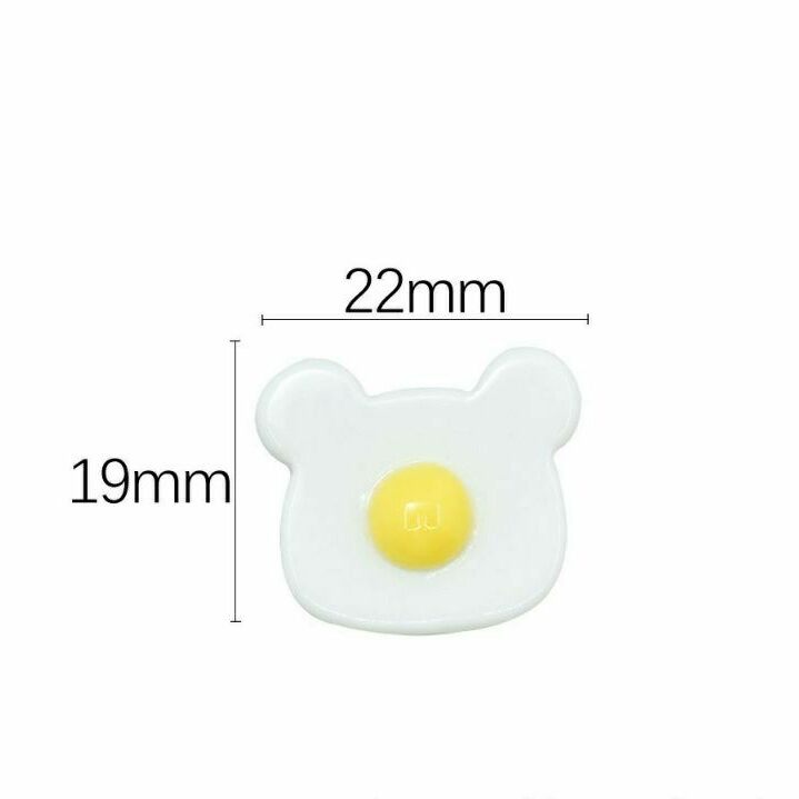 Charm điện thoại hình trứng gấu