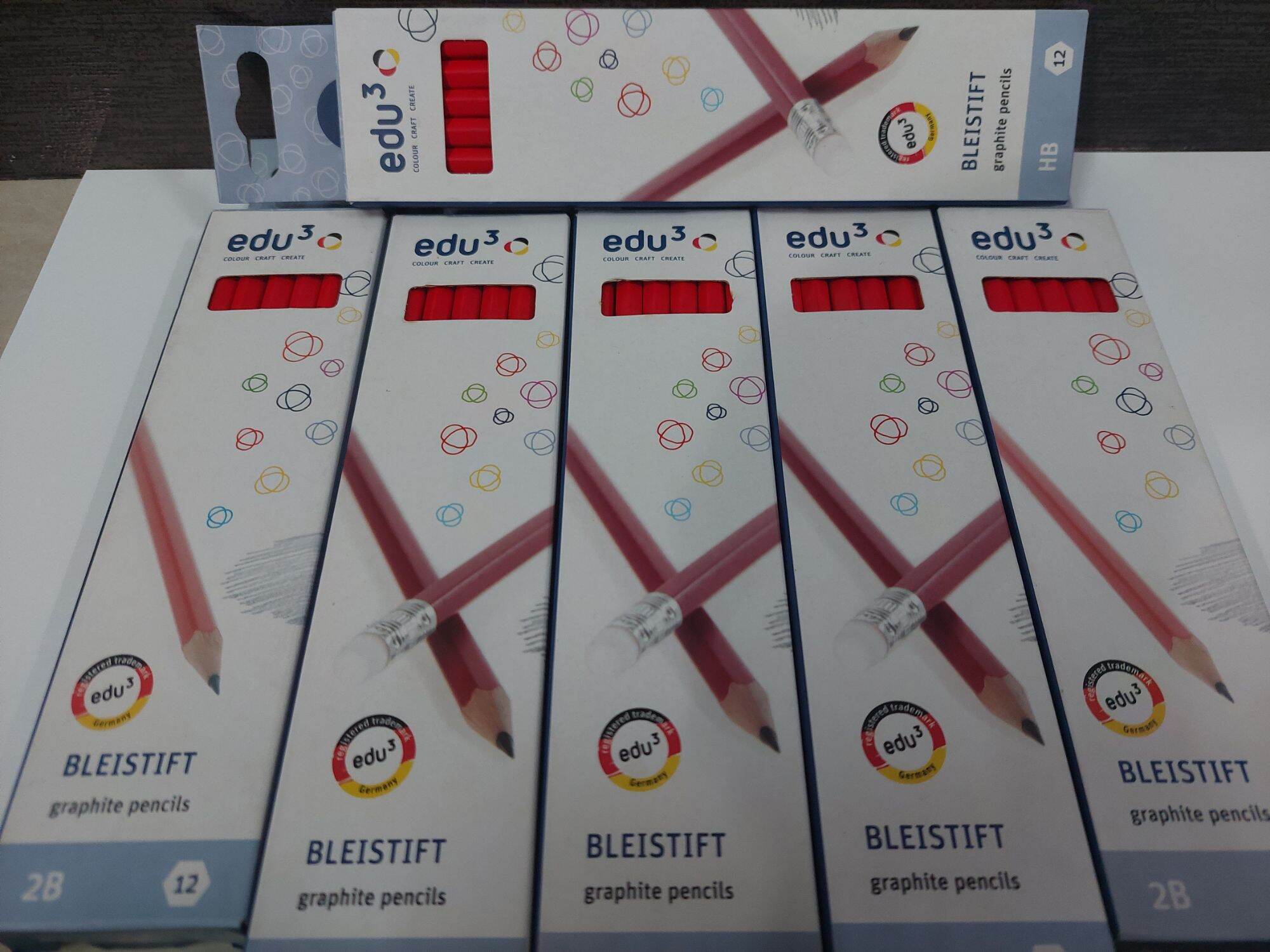 Bút chì 2B/HB EDU3 (BLEISTIFT) cao cấp,  thương hiệu đến từ Đức.