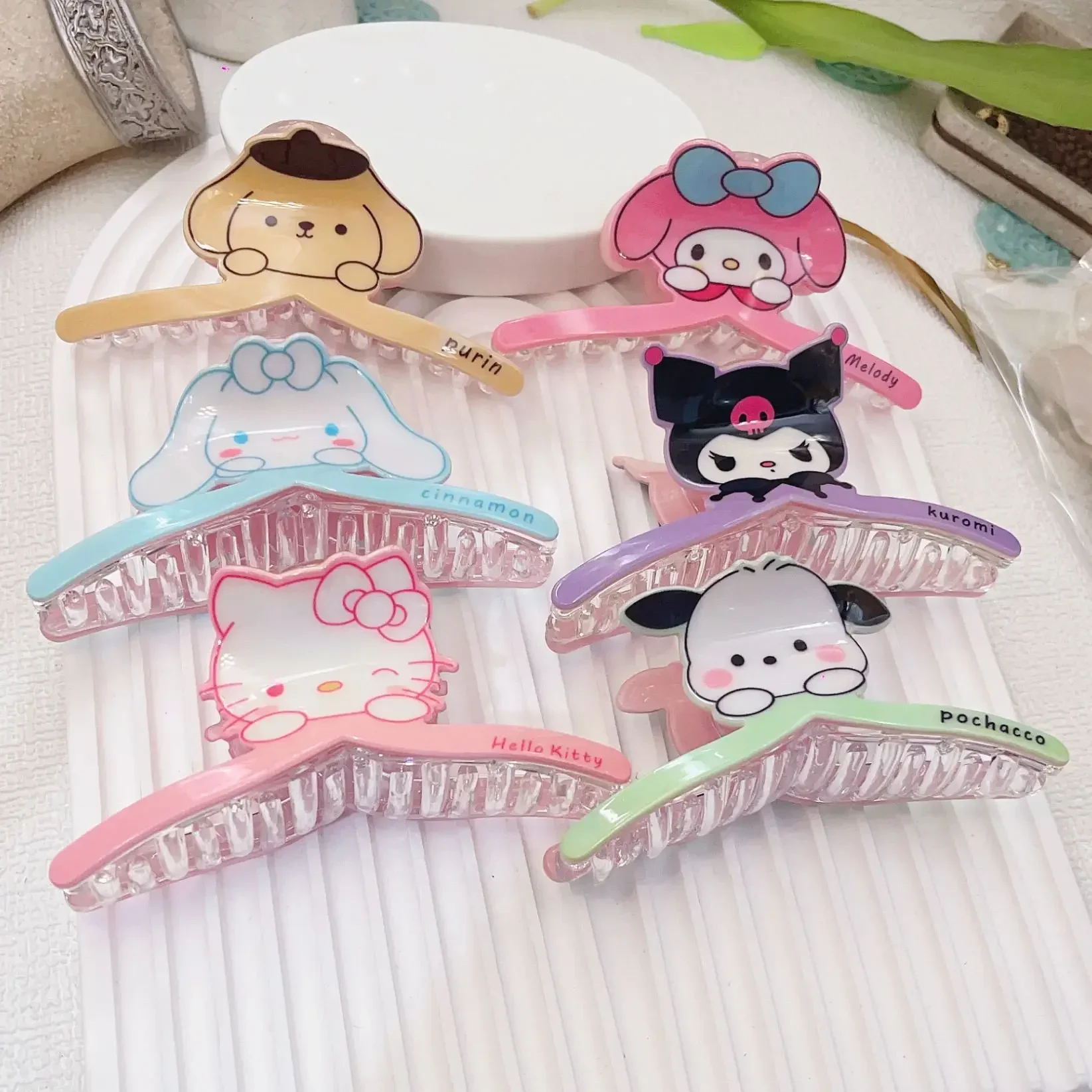 Sanrio Hello Kitty Y2k Một Mảnh Kẹp Tóc Kawaii Hình Hoạt Hình Tóc Lấy Cho Bé Gái Dễ Thương Dự Tiệc Cưới Đính Hôn Ngày Trẻ Em quà Tặng