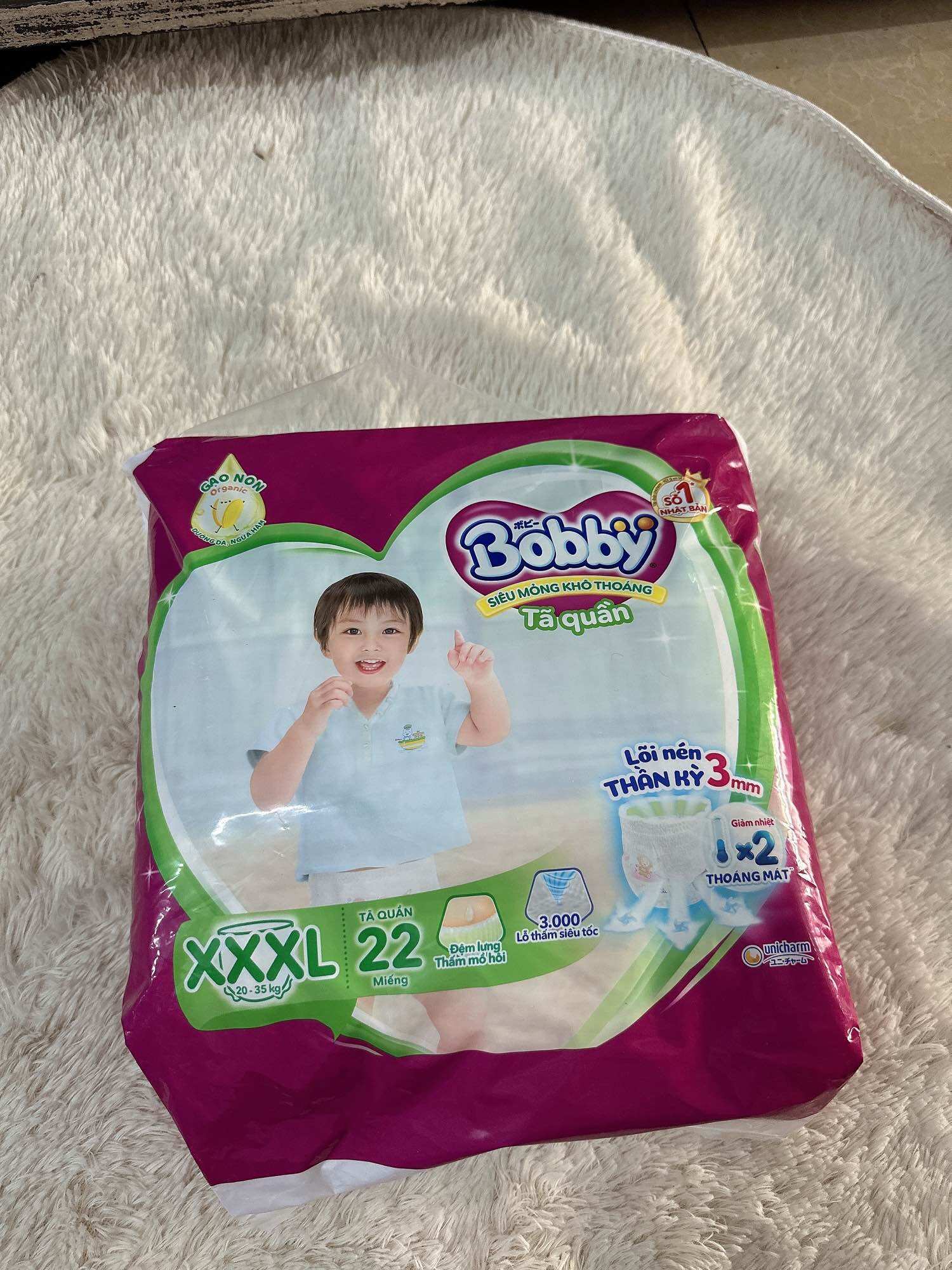 Tả quần Bobby Size XXXL 22 Miêng ( Bé 20-35kg)