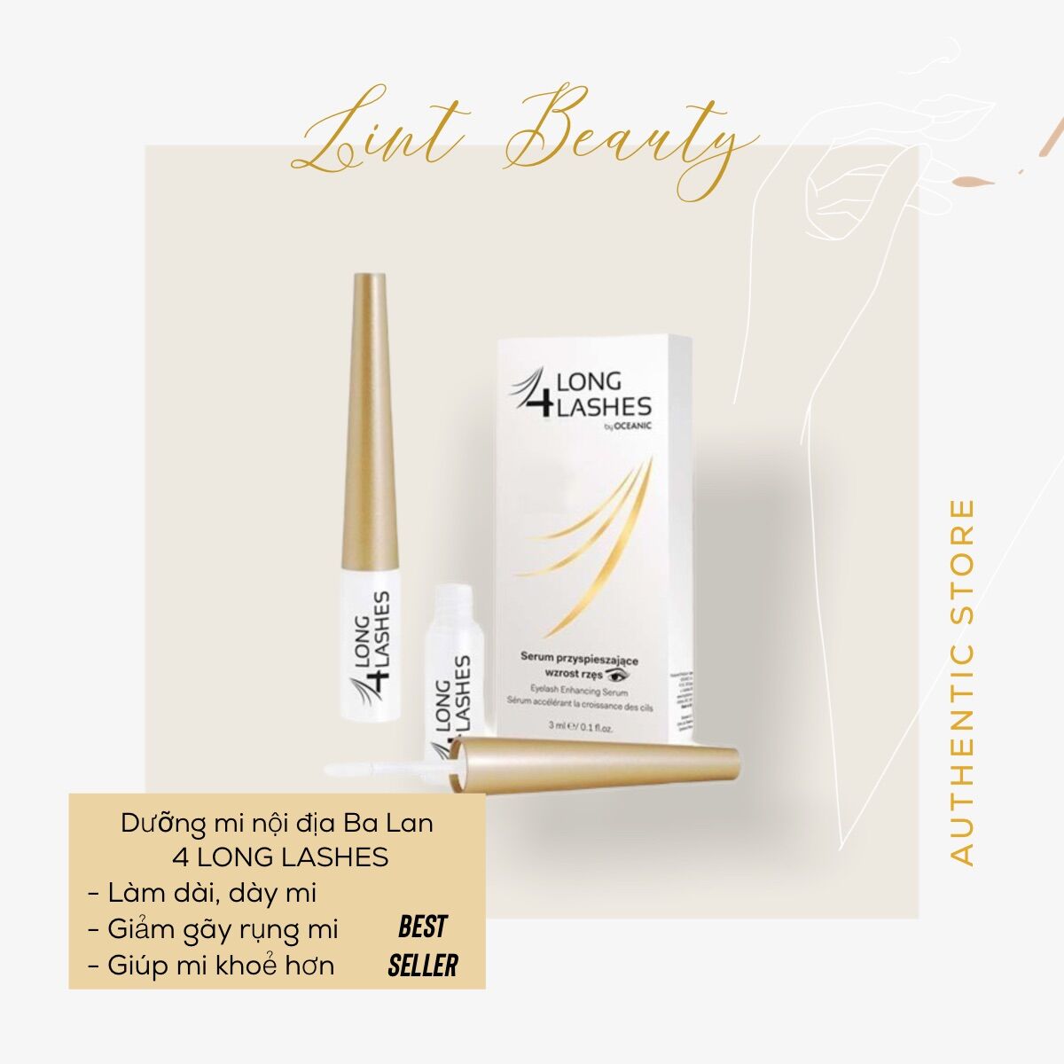 Dưỡng mi 4 Long Lashes nội địa Ba Lan