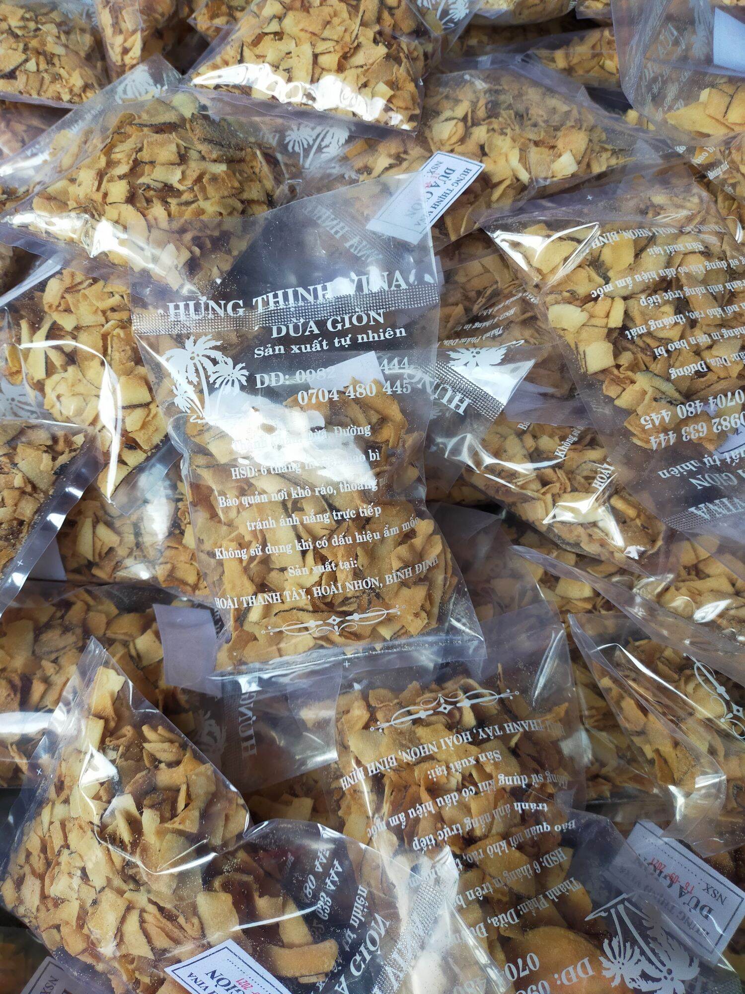 1kg dừa sấy giòn Hưng Thịnh Vina