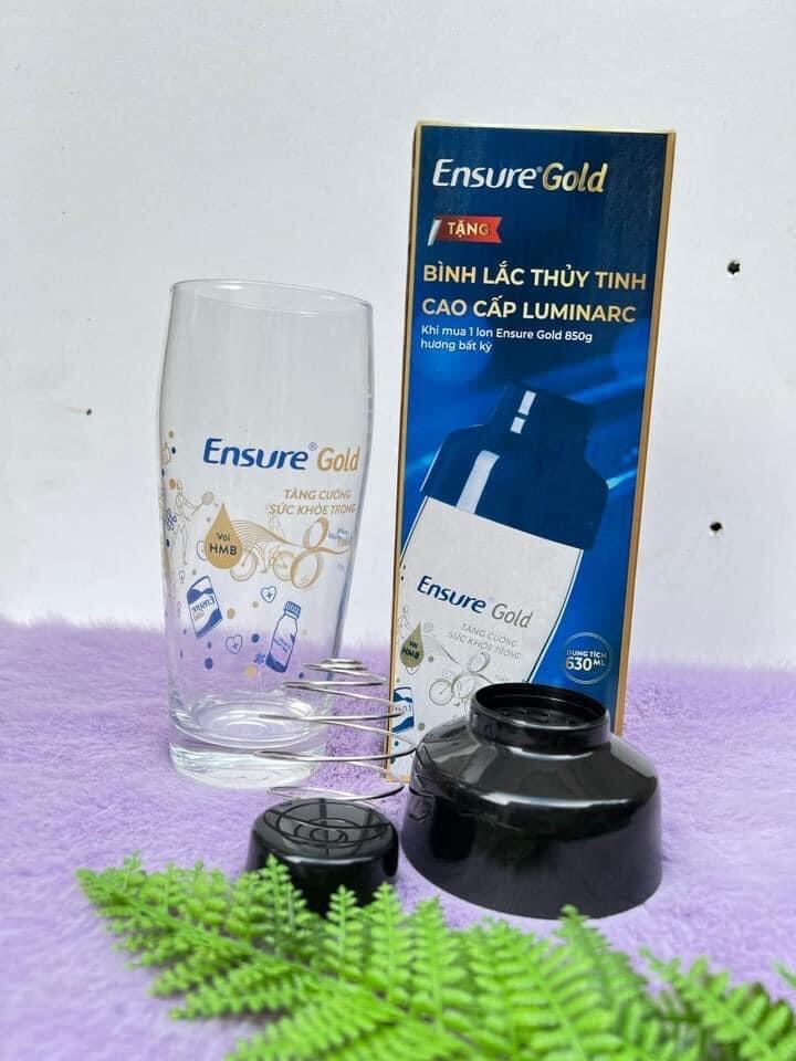 bình lắc thủy tinh ensure gold