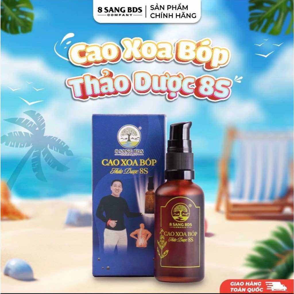 Cao Xoa Bóp Thảo Dược Giảm Đau Nhức 8 Sang 50ml