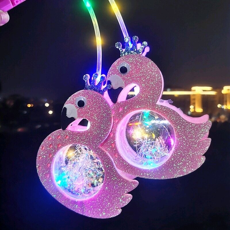 Đèn lồng trung thu hình thú phát sáng có đèn cho bé