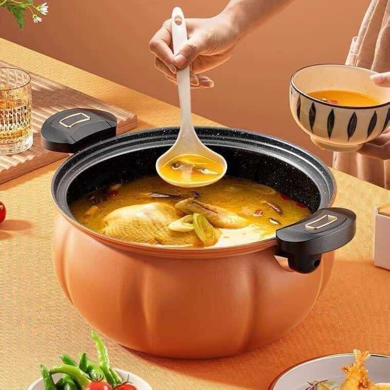Nồi áp suất bí ngô chống dính 8 lít