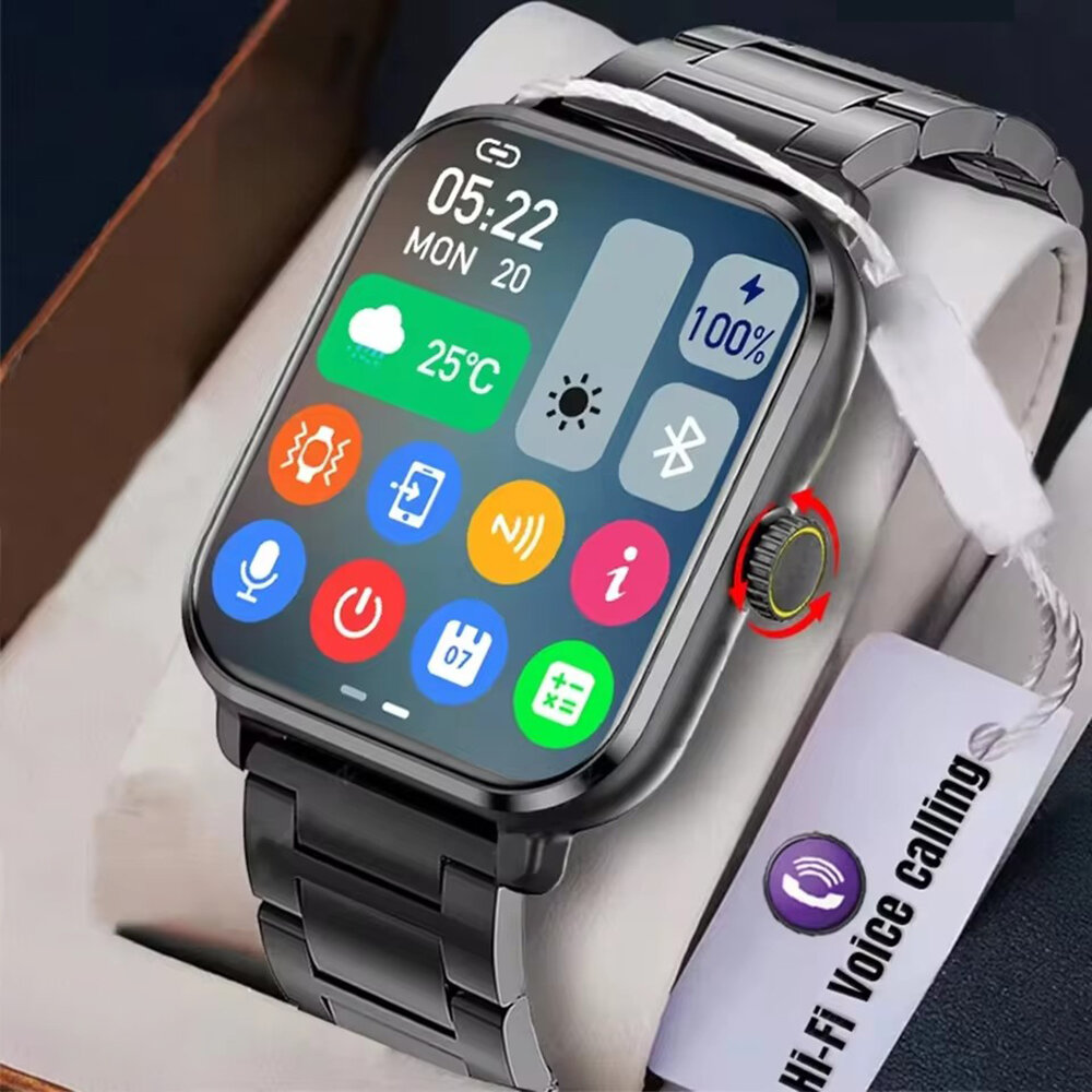 Đồng Hồ Thông Minh Màn Hình HD Cuộc Gọi Bluetooth Nam Nữ Chế Độ Thể Thao Theo Dõi Sức Khỏe Máy Đo Nhịp Tim Điều Khiển Nhạc Tương Thích Android IOS